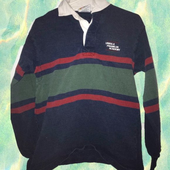 Ursula Franklin Rugby Sweater Size Small - Picture 1 of 2